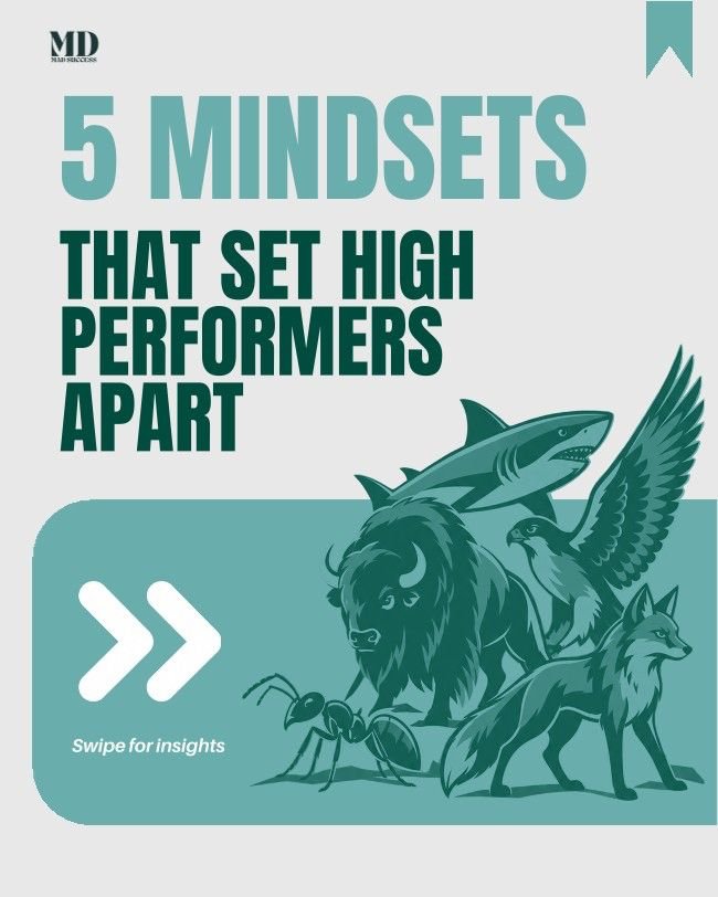 5 Mindsets That Set High Performers Apart